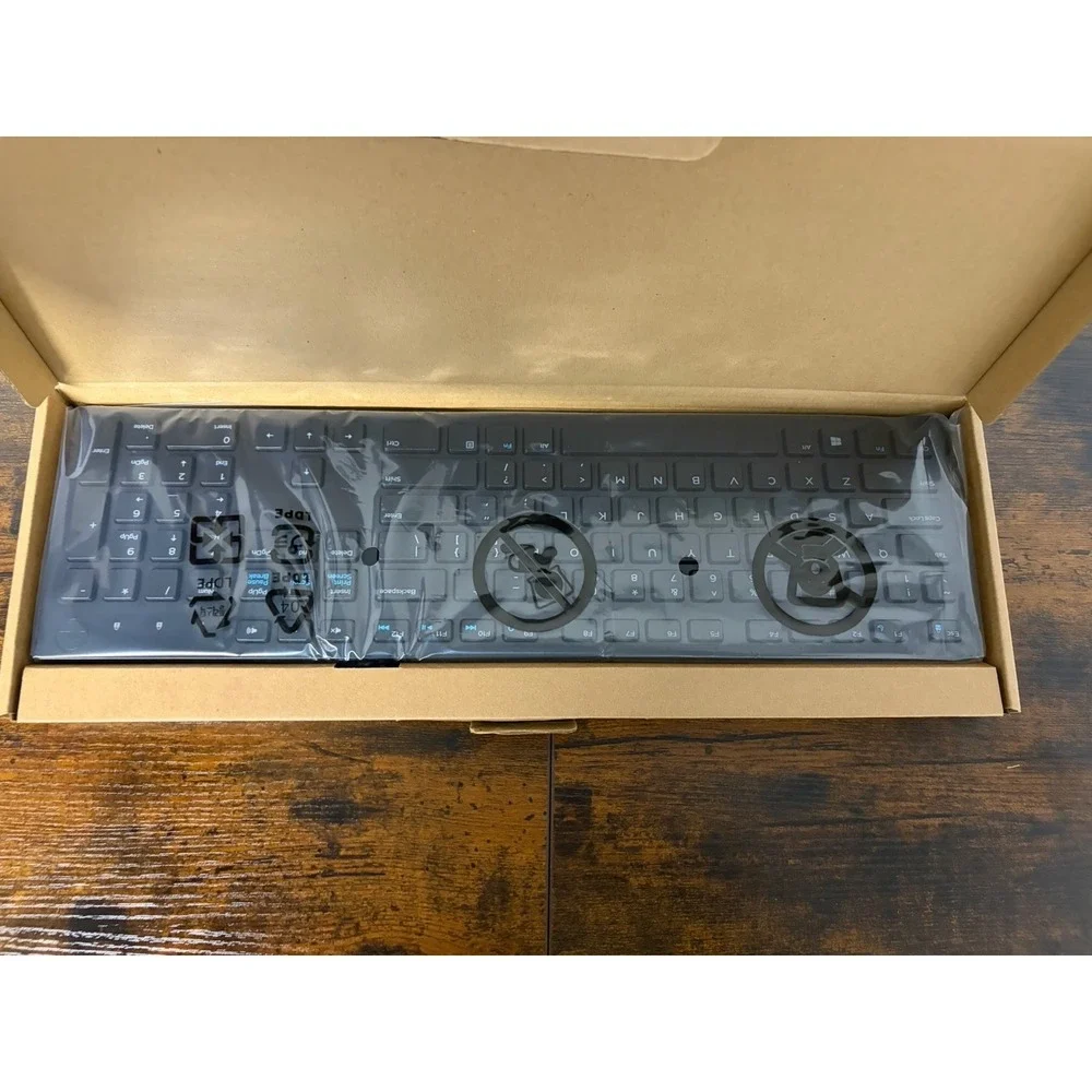 Dell‎ KB216-BK-US Wired USB Keyboard Black Quiet Keys Multimedia 2021 Rev A05